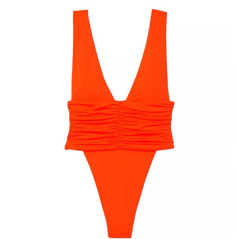 Red One-Piece Swimsuit